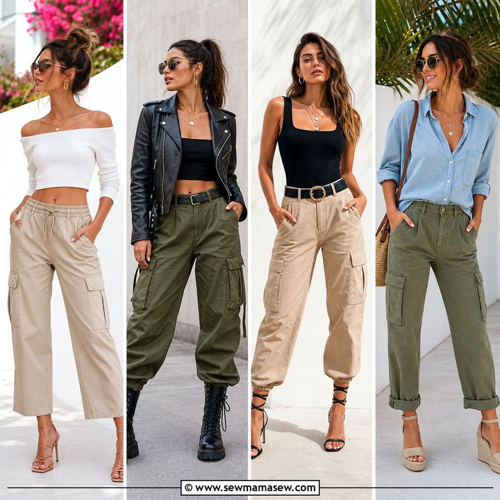 25 Cargo Pants Outfit Ideas Petite Women Can Style Easily