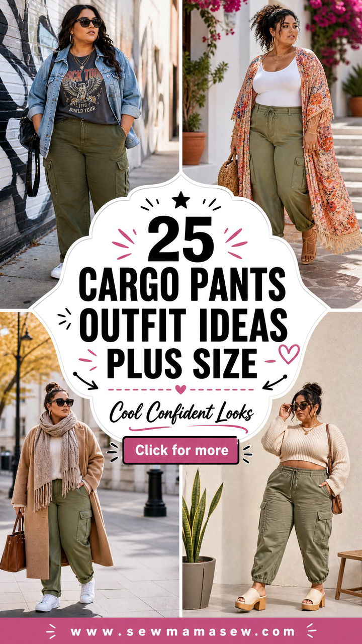 25 Cargo Pants Outfit Ideas Plus Size for Cool Confidence - 25 Cargo Pants Outfit Ideas Plus Size for Cool Confidence