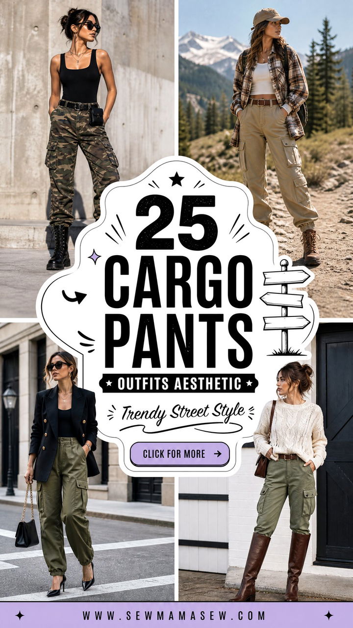 25 Cargo Pants Outfits Aesthetic for Trendy Street Style - 25 Cargo Pants Outfits Aesthetic for Trendy Street Style