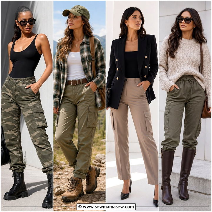 25 Cargo Pants Outfits Aesthetic for Trendy Street Style