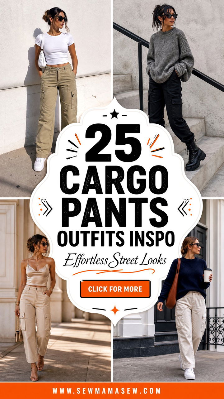25 Cargo Pants Outfits Inspo For Effortless Street Style - 25 Cargo Pants Outfits Inspo For Effortless Street Style