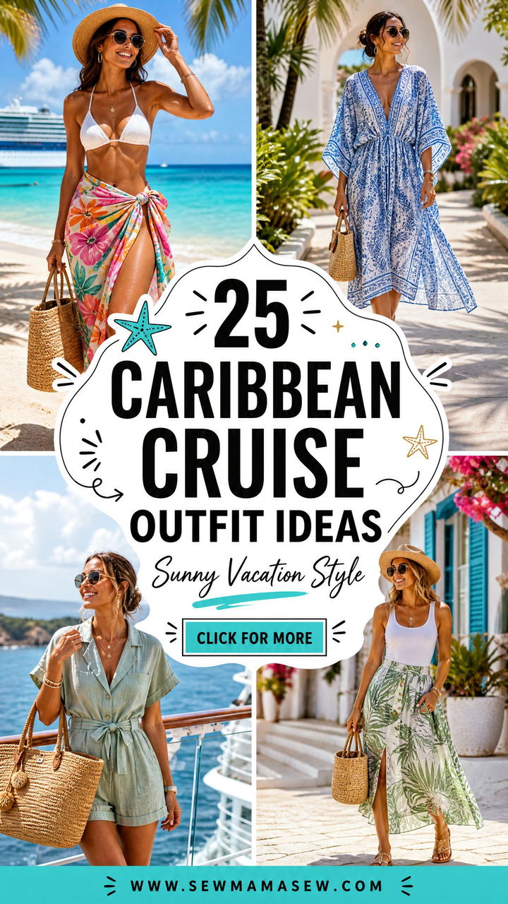 25 Caribbean Cruise Outfit Ideas For Sunny Vacation Style - 25 Caribbean Cruise Outfit Ideas For Sunny Vacation Style