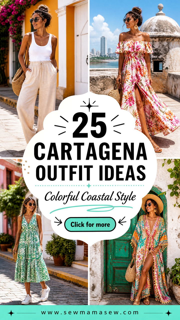 25 Cartagena Outfit Ideas For Colorful Coastal Getaways - 25 Cartagena Outfit Ideas For Colorful Coastal Getaways