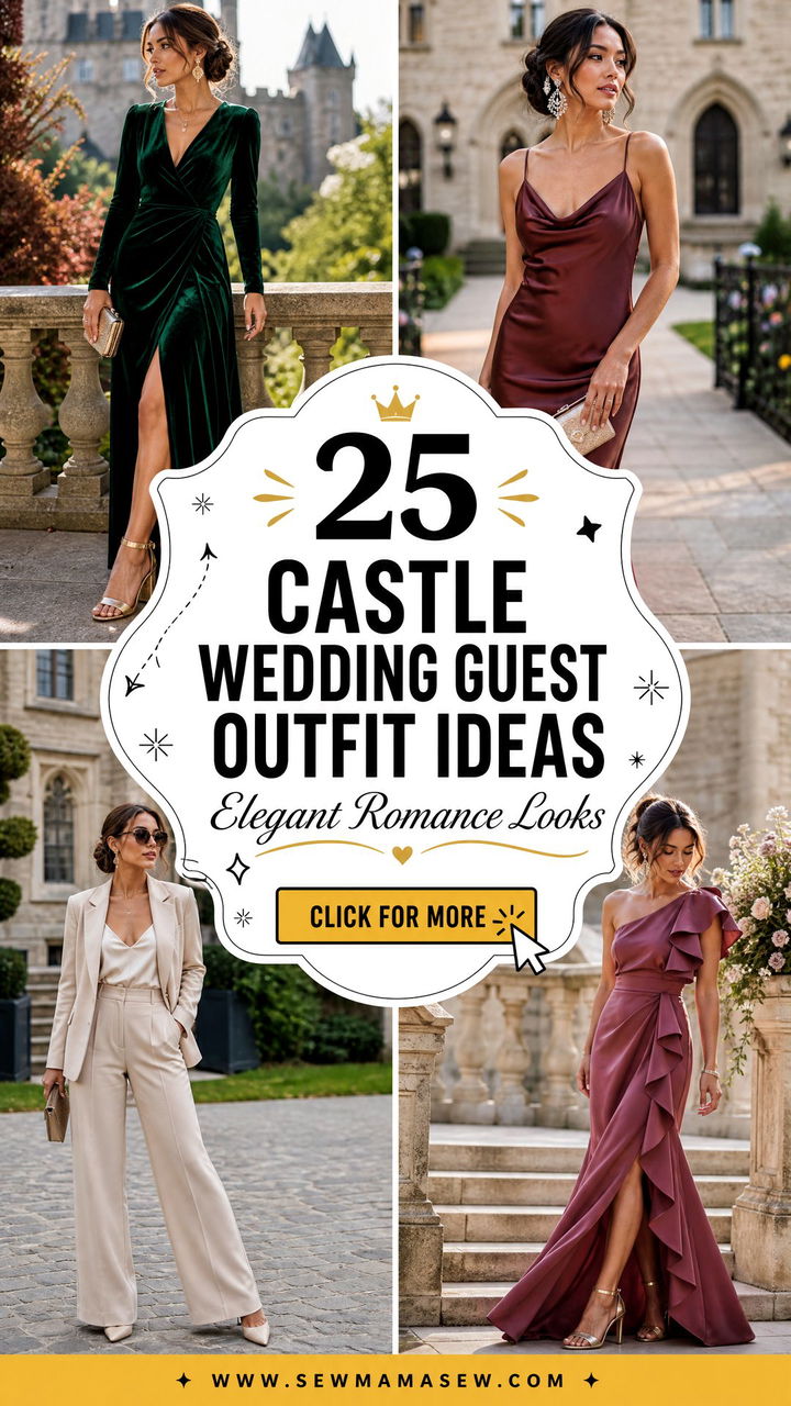25 Castle Wedding Guest Outfit Ideas For Elegant Romance - 25 Castle Wedding Guest Outfit Ideas For Elegant Romance