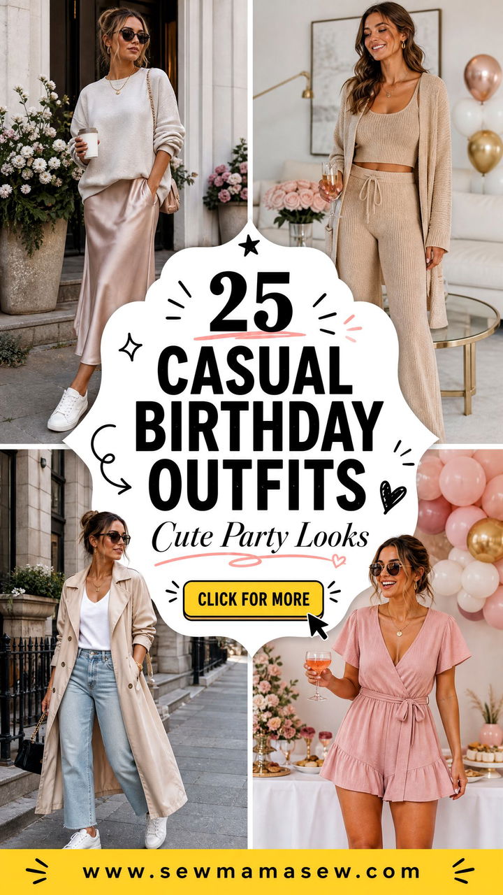 25 Casual Birthday Outfits For Cute Effortless Parties - 25 Casual Birthday Outfits For Cute, Effortless Parties