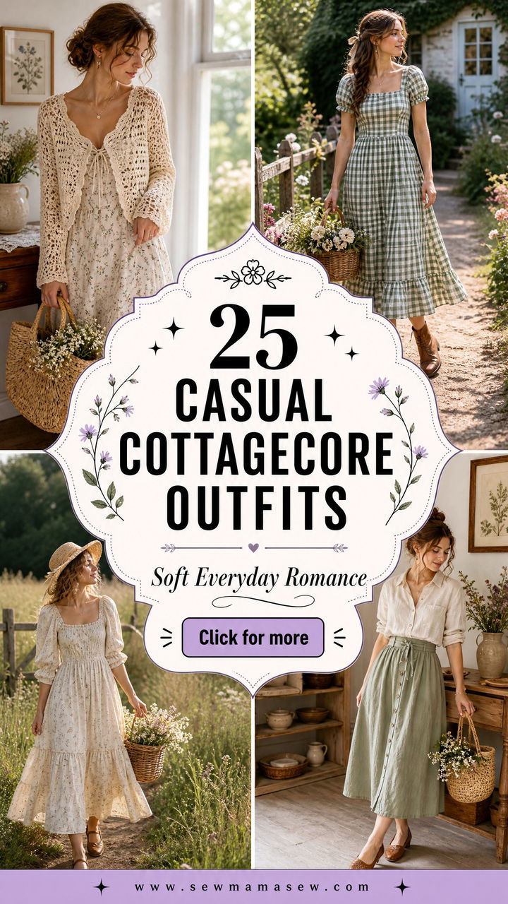 25 Casual Cottagecore Outfits for Soft Everyday Romance - 25 Casual Cottagecore Outfits for Soft Everyday Romance