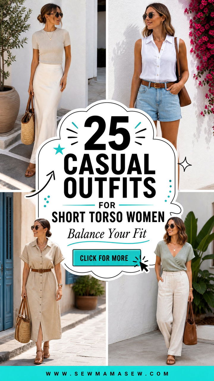 25 Casual Outfits For Short Torso Women That Balance Fits - 25 Casual Outfits For Short Torso Women That Balance Fits