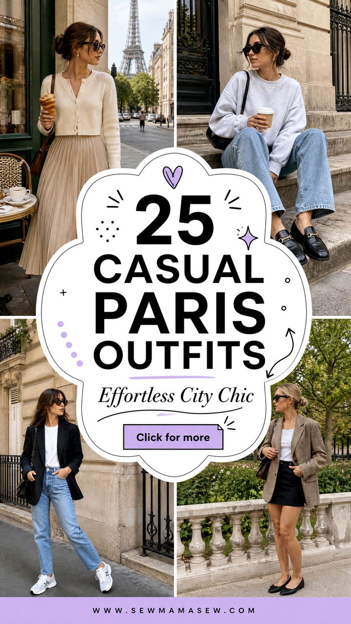 25 Casual Paris Outfits For Effortless City Chic Style Now - 25 Casual Paris Outfits For Effortless City Chic Style Now