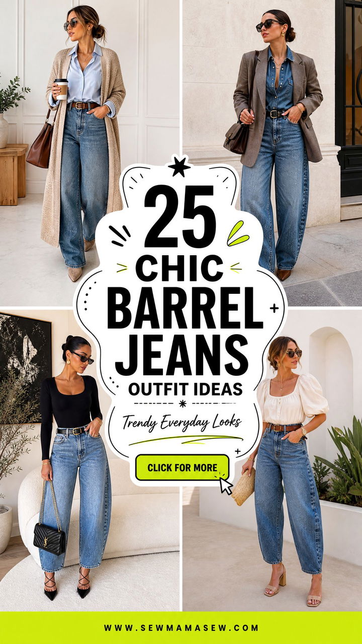 25 Chic Barrel Jeans Outfit Ideas For Trendy Everyday Looks - 25 Chic Barrel Jeans Outfit Ideas For Trendy Everyday Looks