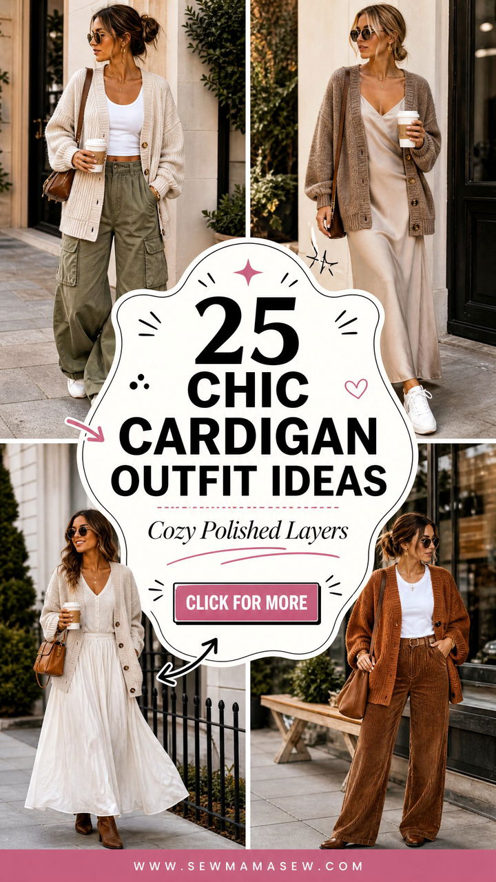 25 Chic Cardigan Outfit Ideas for Cozy Polished Layers - 25 Chic Cardigan Outfit Ideas for Cozy Polished Layers