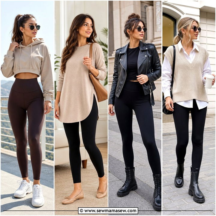 25 Chic Leggings Outfit Ideas for Comfy Elevated Style