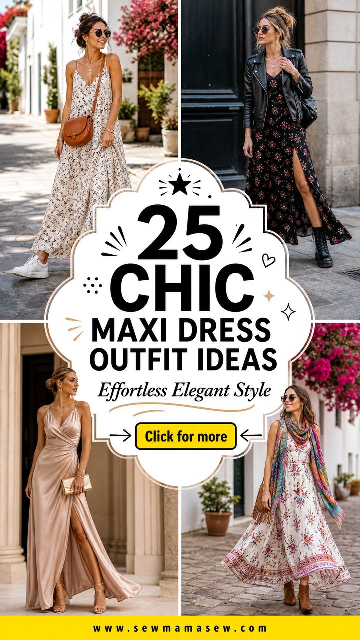 25 Chic Maxi Dress Outfit Ideas for Effortless Elegant Style - 25 Chic Maxi Dress Outfit Ideas for Effortless Elegant Style