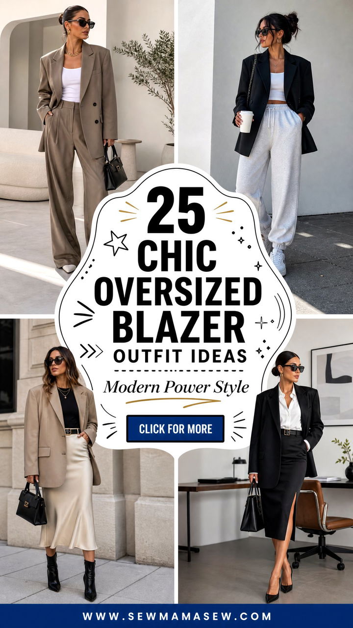 25 Chic Oversized Blazer Outfit Ideas for Modern Power Style - 25 Chic Oversized Blazer Outfit Ideas for Modern Power Style