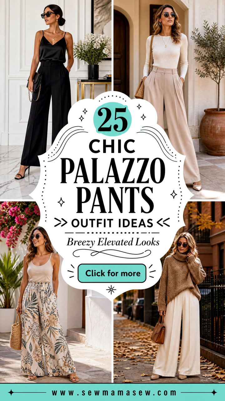 25 Chic Palazzo Pants Outfit Ideas for Breezy Elevated Looks - 25 Chic Palazzo Pants Outfit Ideas for Breezy Elevated Looks