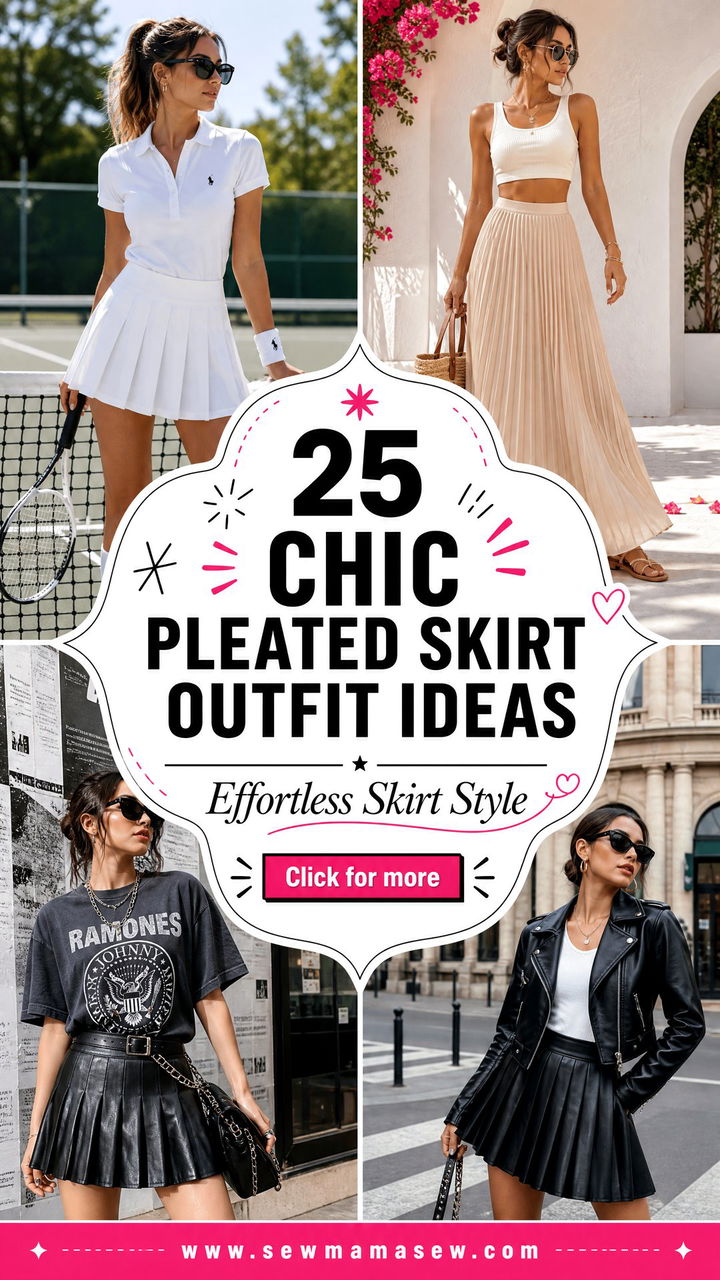25 Chic Pleated Skirt Outfit Ideas for Effortless Style - 25 Chic Pleated Skirt Outfit Ideas for Effortless Style