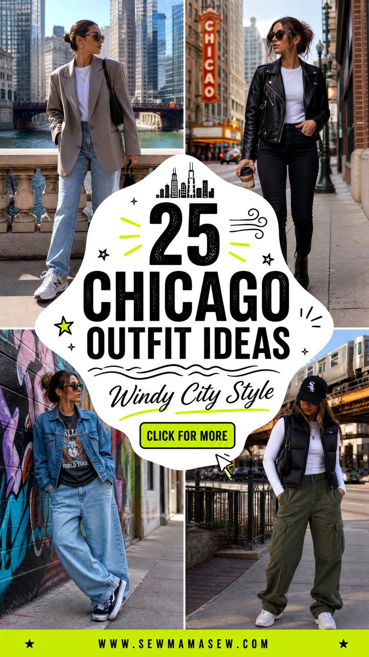 25 Chicago Outfit Ideas for Windy City Style in Every Season - 25 Chicago Outfit Ideas for Windy City Style in Every Season