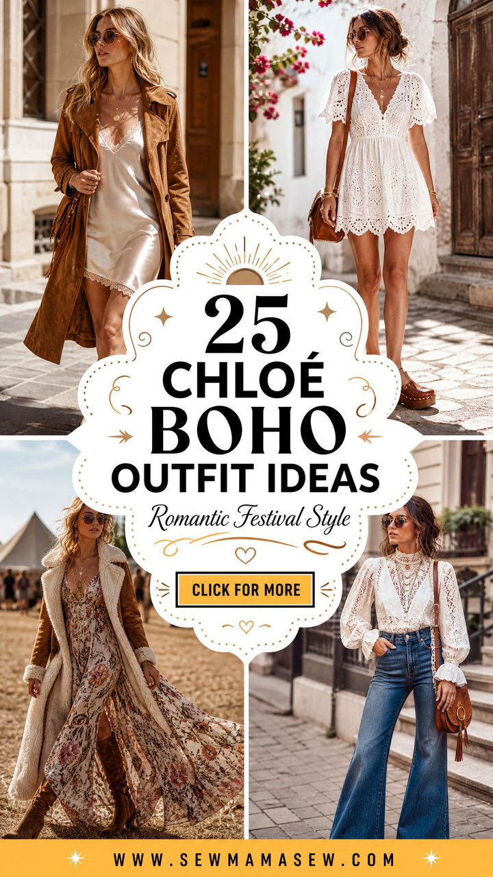 25 Chloe Boho Outfit Ideas for Romantic Chic Festival Style - 25 Chloé Boho Outfit Ideas for Romantic Chic Festival Style