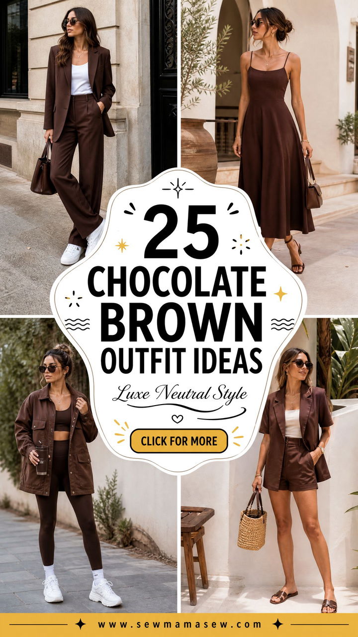 25 Chocolate Brown Outfit Ideas 2026 for Luxe Neutral Style - 25 Chocolate Brown Outfit Ideas 2026 for Luxe Neutral Style