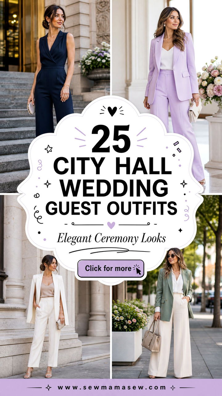 25 City Hall Wedding Guest Outfits for Elegant Ceremonies - 25 City Hall Wedding Guest Outfits for Elegant Ceremonies