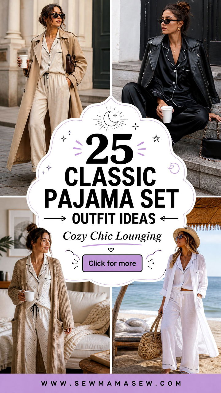25 Classic Pajama Set Outfit Ideas for Cozy Chic Lounging - 25 Classic Pajama Set Outfit Ideas for Cozy Chic Lounging