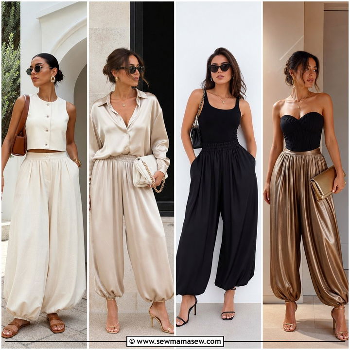 25 Classy Balloon Pants Outfits for Elevated Everyday Style
