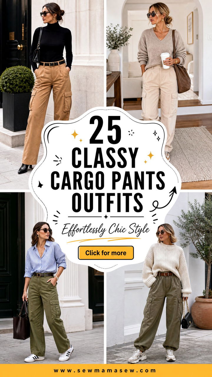 25 Classy Cargo Pants Outfits That Look Effortlessly Chic - 25 Classy Cargo Pants Outfits That Look Effortlessly Chic
