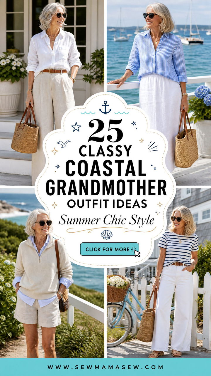 25 Classy Coastal Grandmother Outfit Ideas for Summer Chic - 25 Classy Coastal Grandmother Outfit Ideas for Summer Chic