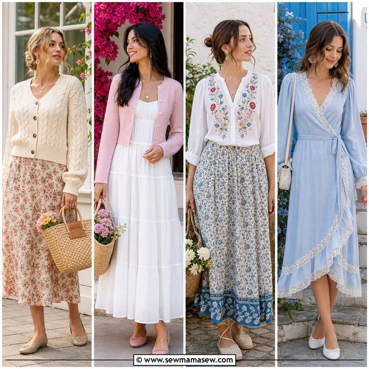 25 Classy Cottagecore Outfit Ideas for Romantic Soft Style