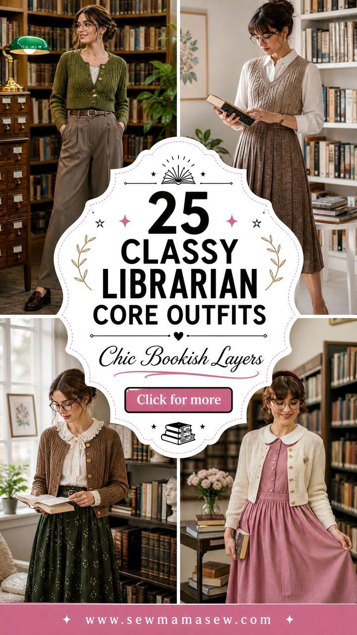 25 Classy Librarian Core Outfits for Chic Bookish Style - 25 Classy Librarian Core Outfits for Chic Bookish Style