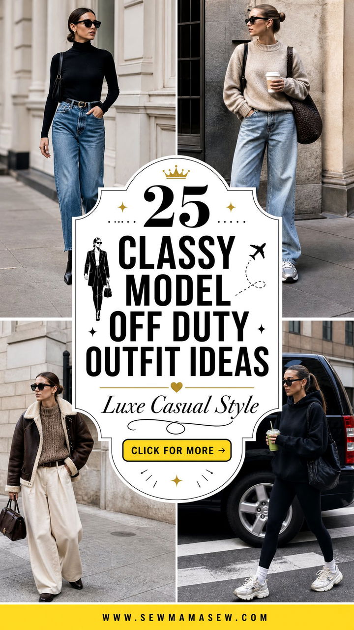 25 Classy Model Off Duty Outfit Ideas for Luxe Casual Style - 25 Classy Model Off Duty Outfit Ideas for Luxe Casual Style