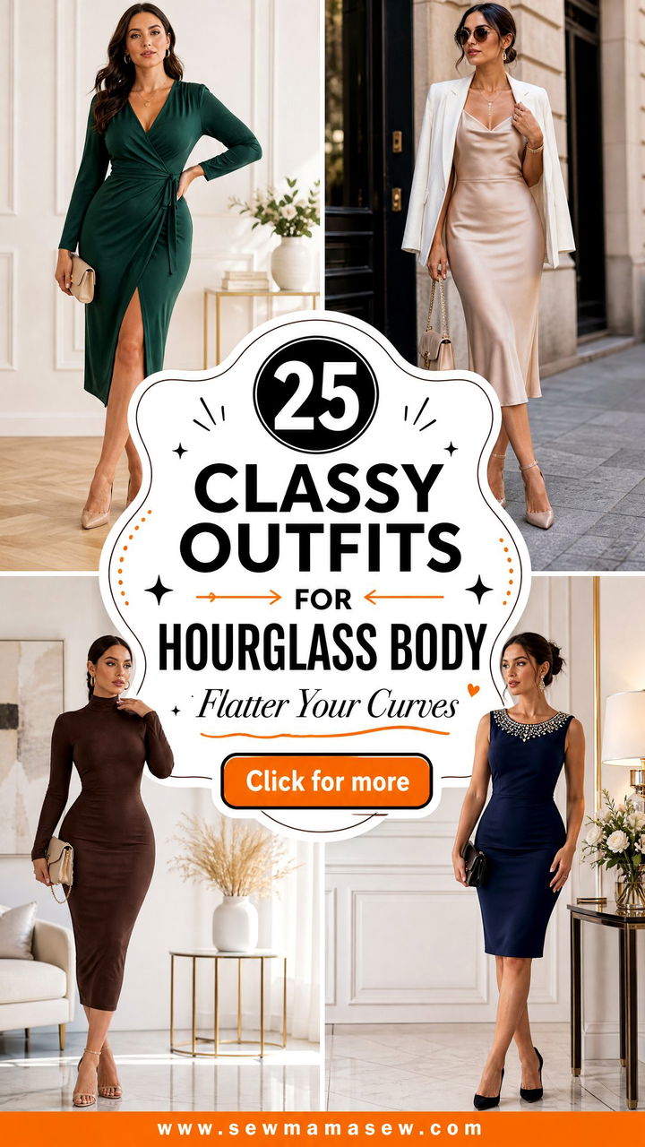 25 Classy Outfits for Hourglass Body to Flatter Curves - 25 Classy Outfits for Hourglass Body to Flatter Curves