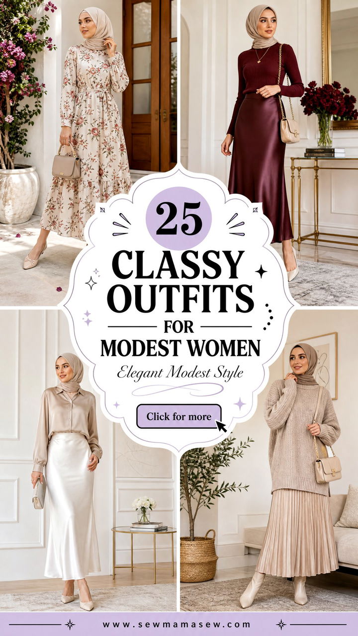 25 Classy Outfits for Modest Women With Elegant Style - 25 Classy Outfits for Modest Women With Elegant Style