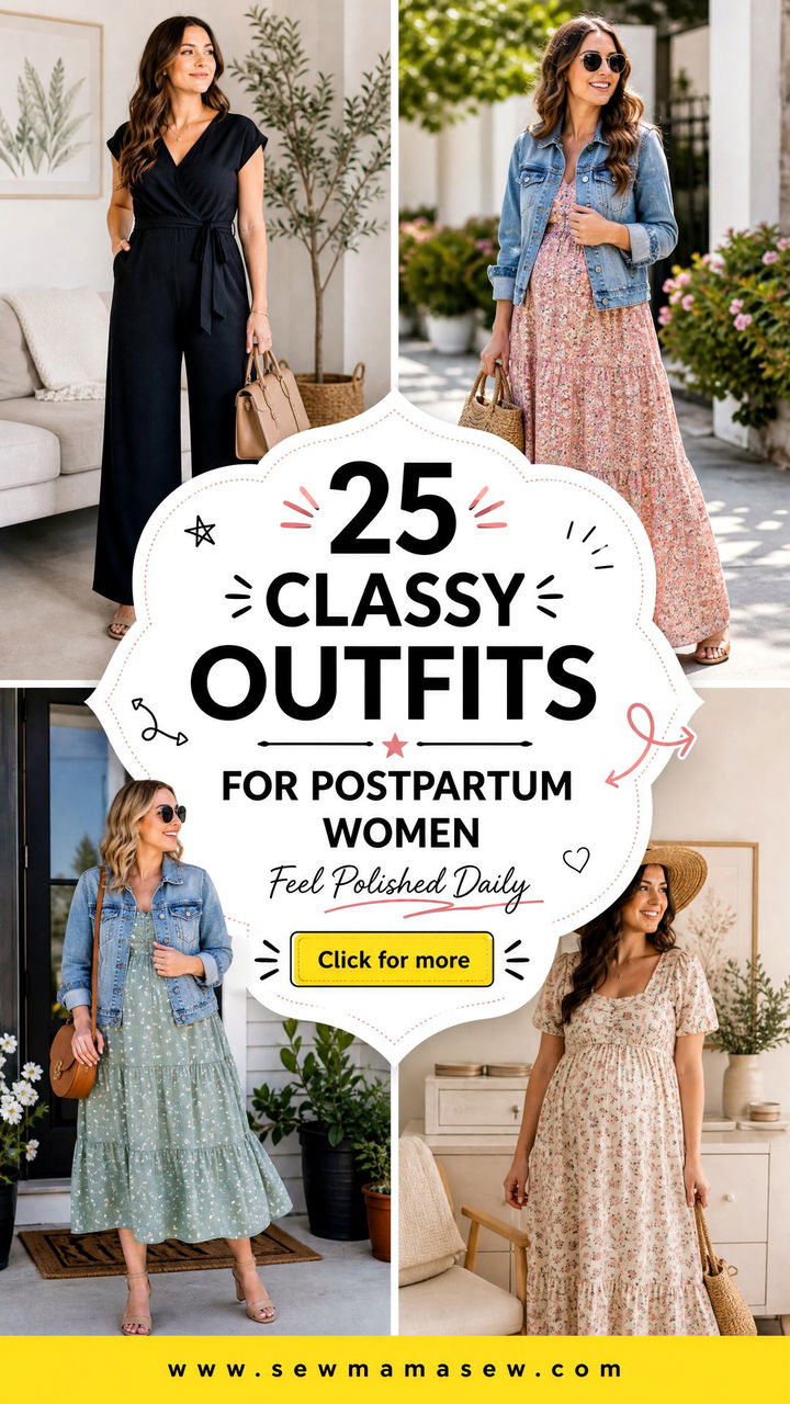 25 Classy Outfits for Postpartum Women to Feel Polished - 25 Classy Outfits for Postpartum Women to Feel Polished