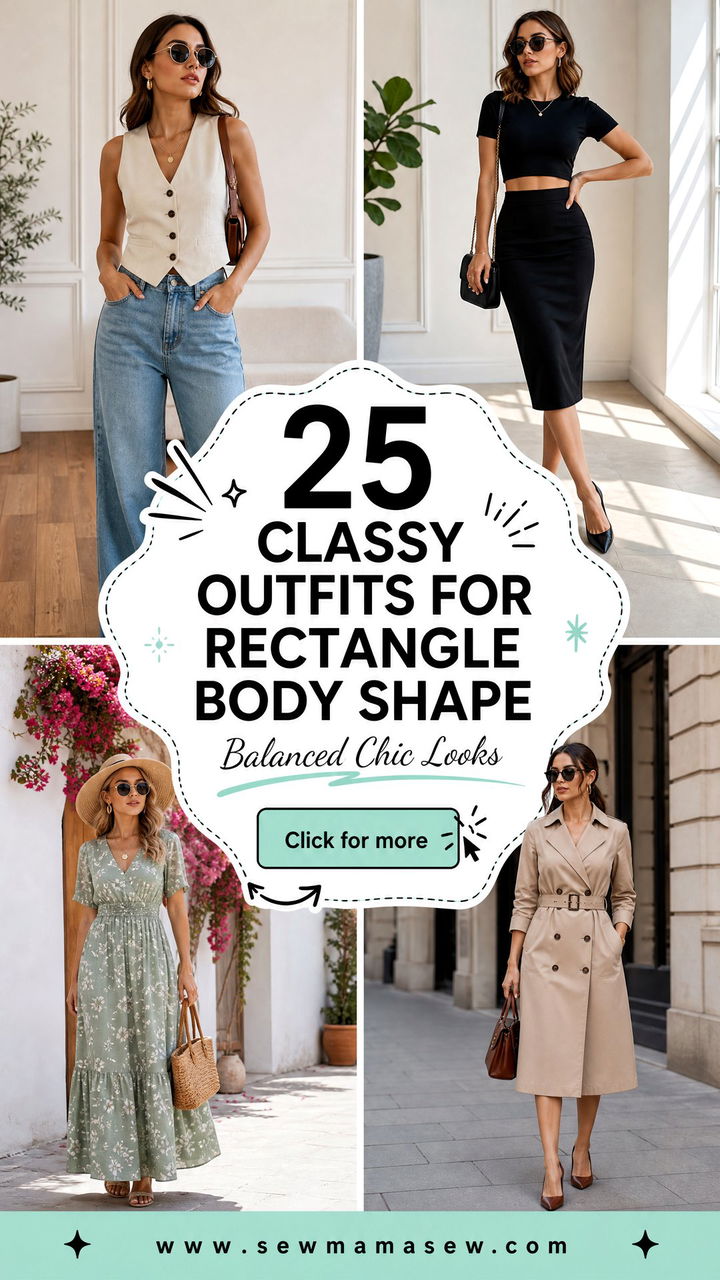 25 Classy Outfits for Rectangle Body Shape to Try - 25 Classy Outfits for Rectangle Body Shape to Try