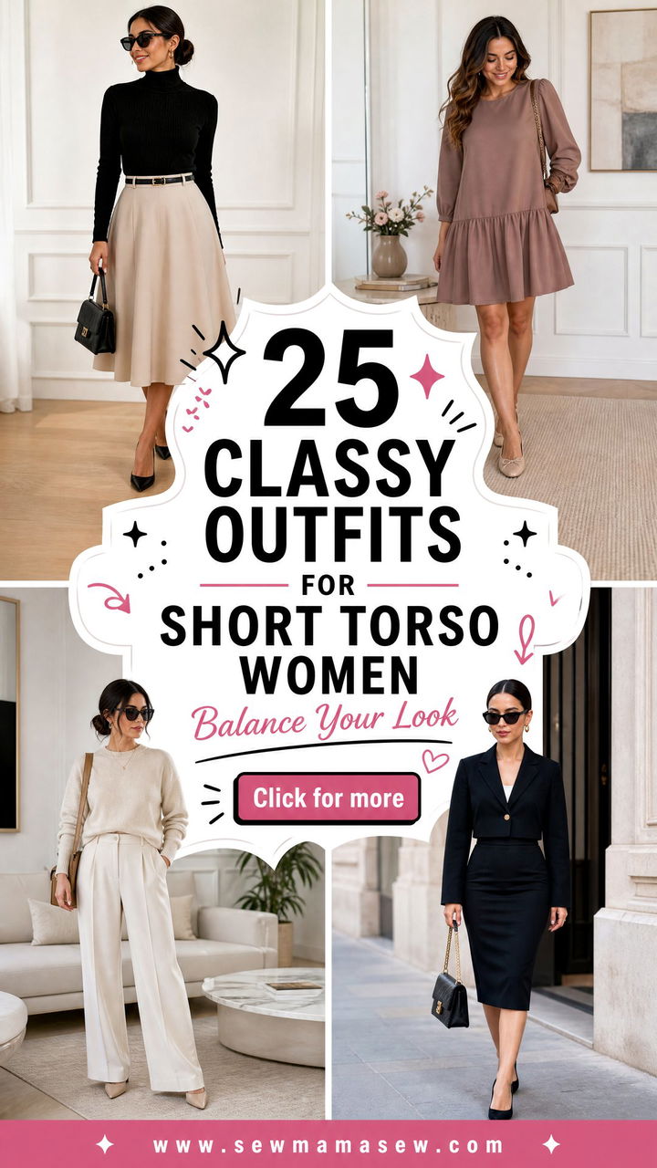 25 Classy Outfits for Short Torso Women to Feel Balanced - 25 Classy Outfits for Short Torso Women to Feel Balanced