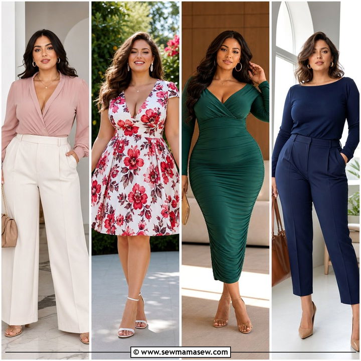 25 Classy Outfits for Women With Big Bust to Balance