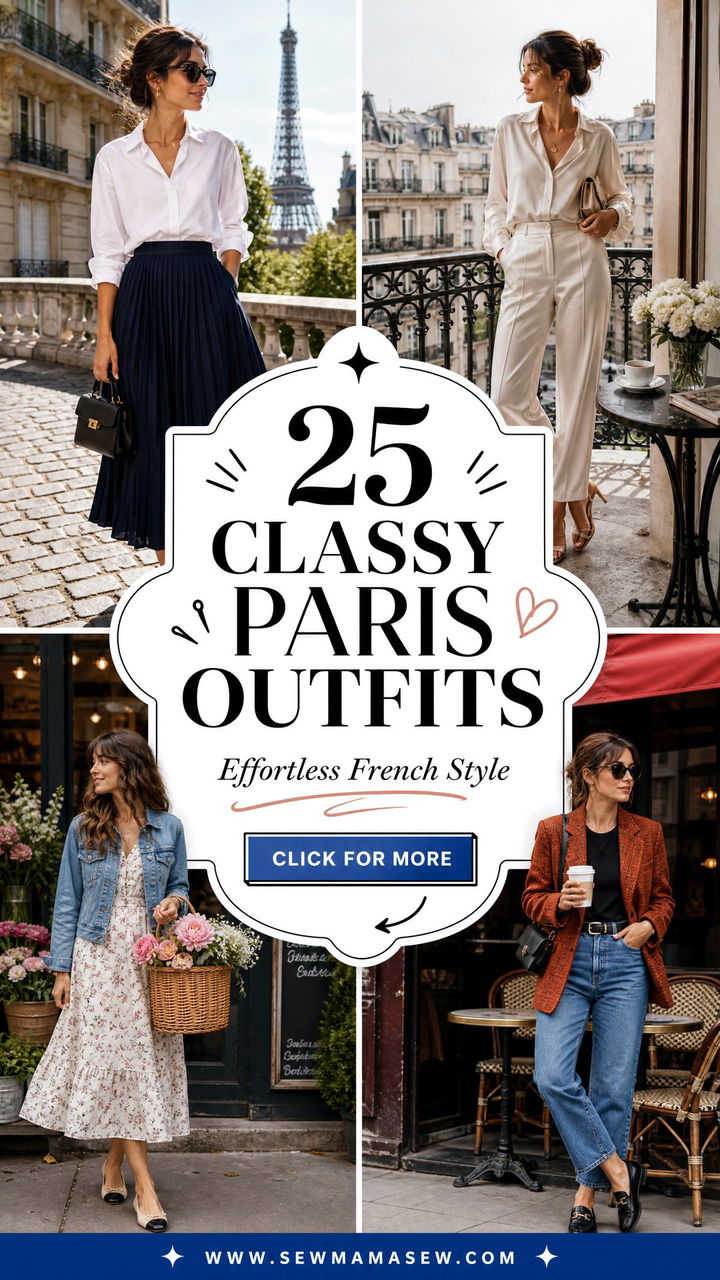 25 Classy Paris Outfits for Effortless French Style - 25 Classy Paris Outfits for Effortless French Style