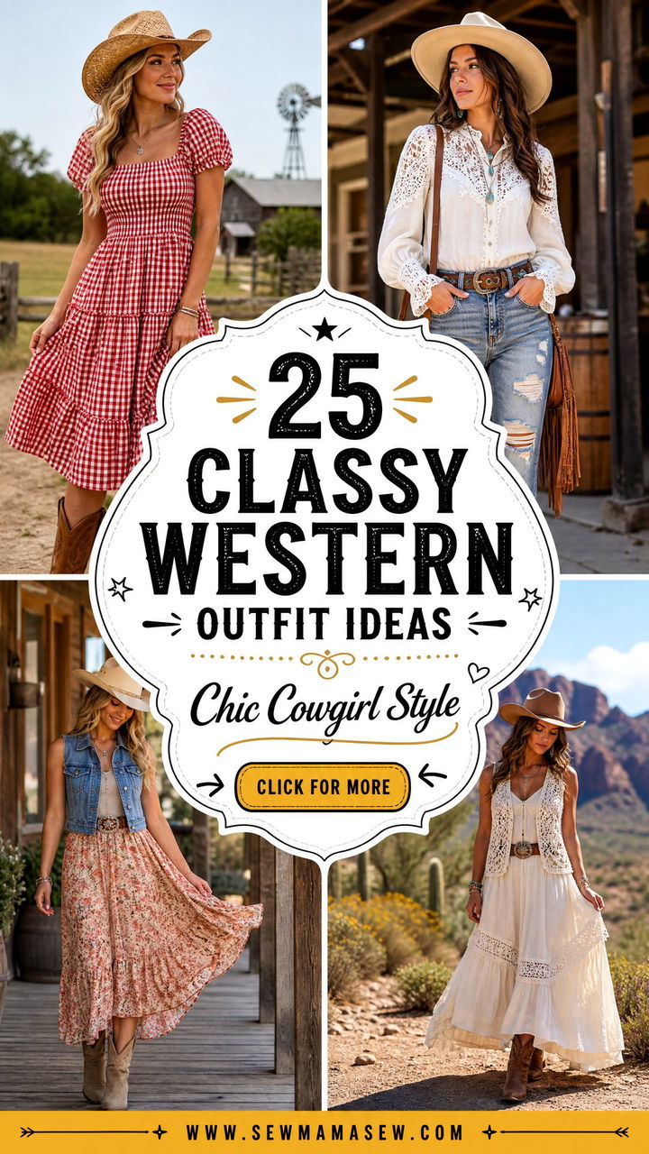 25 Classy Western Outfit Ideas for Chic Cowgirl Style - 25 Classy Western Outfit Ideas for Chic Cowgirl Style