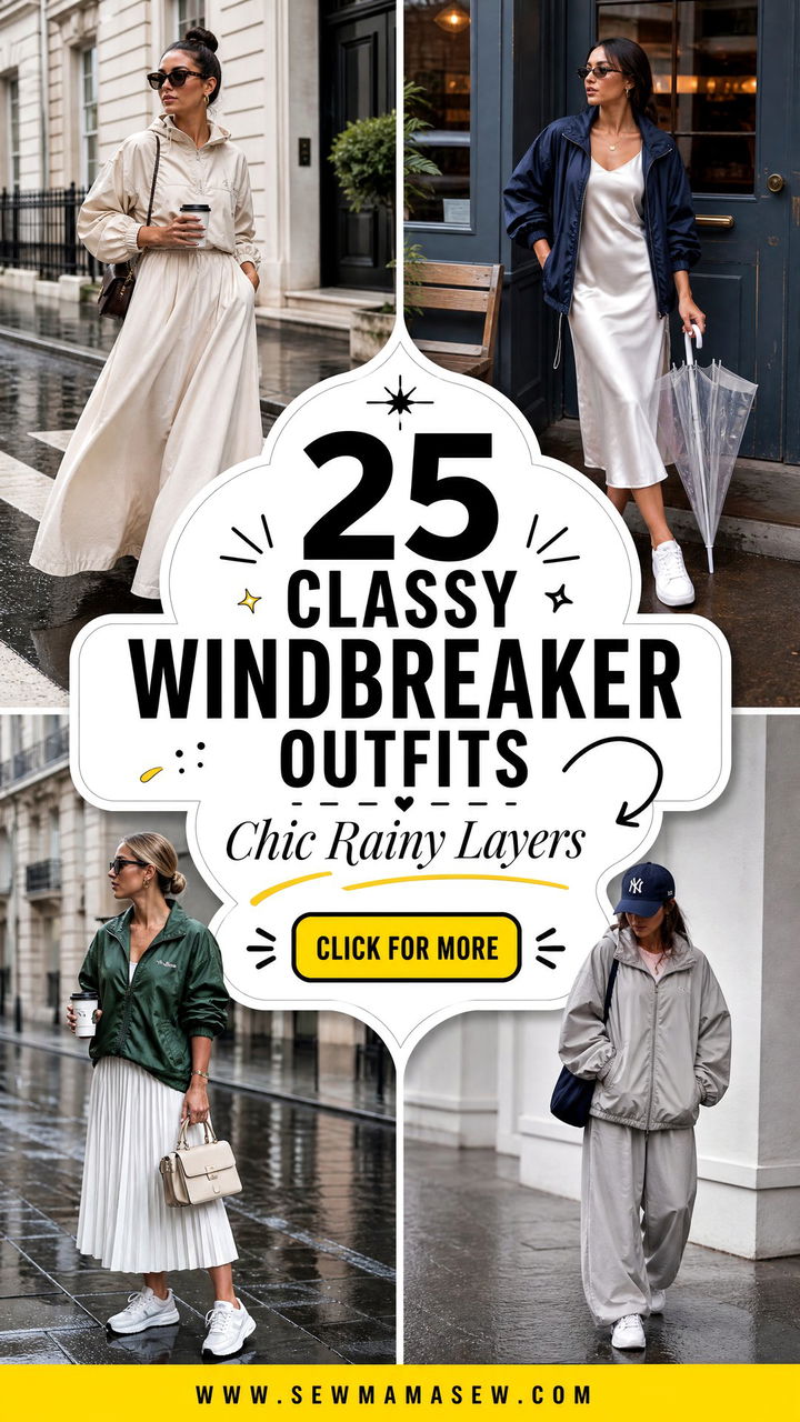 25 Classy Windbreaker Outfits for Chic Rainy Days This Spring - 25 Classy Windbreaker Outfits for Chic Rainy Days This Spring