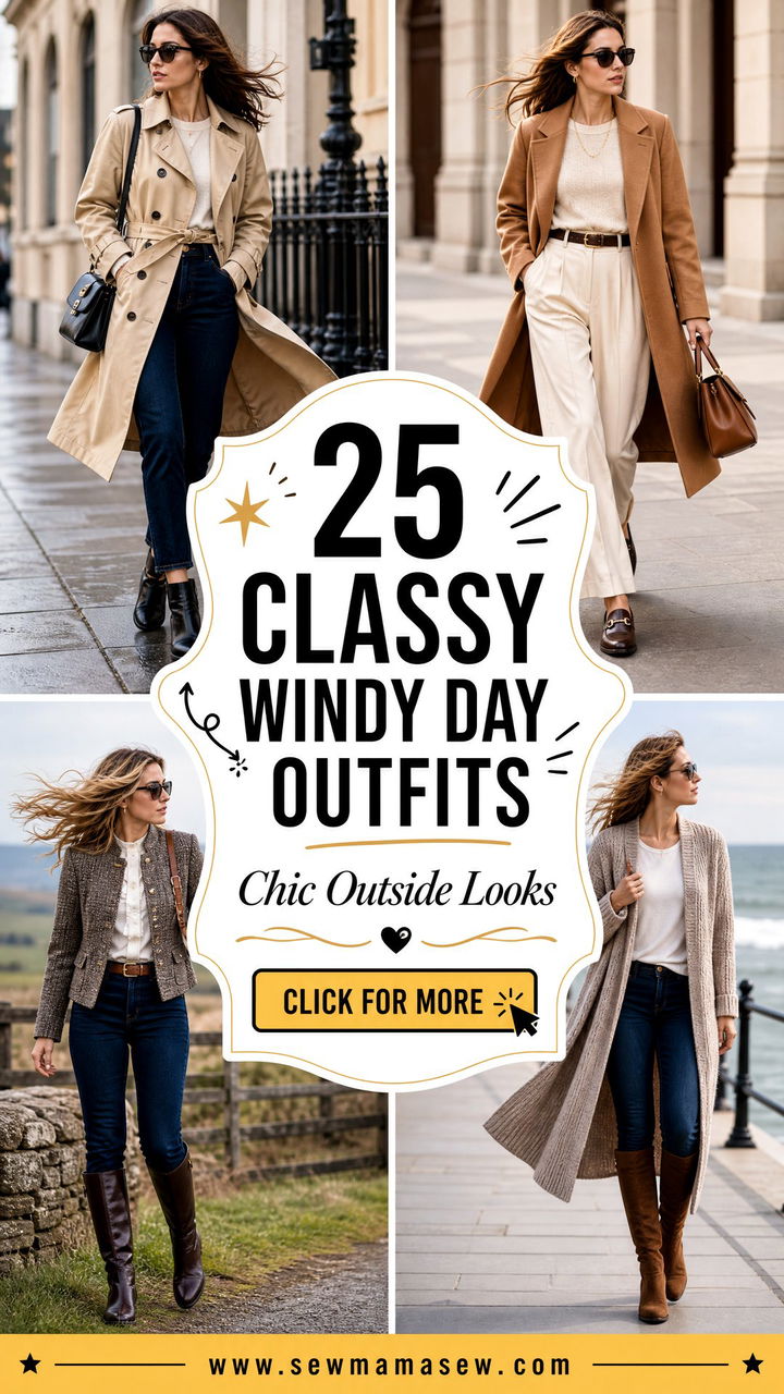 25 Classy Windy Day Outfits That Stay Chic Outside - 25 Classy Windy Day Outfits That Stay Chic Outside