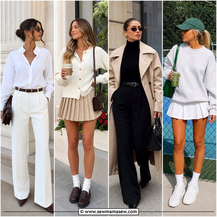 25 Clean Girl Outfits for College to Look Put Together