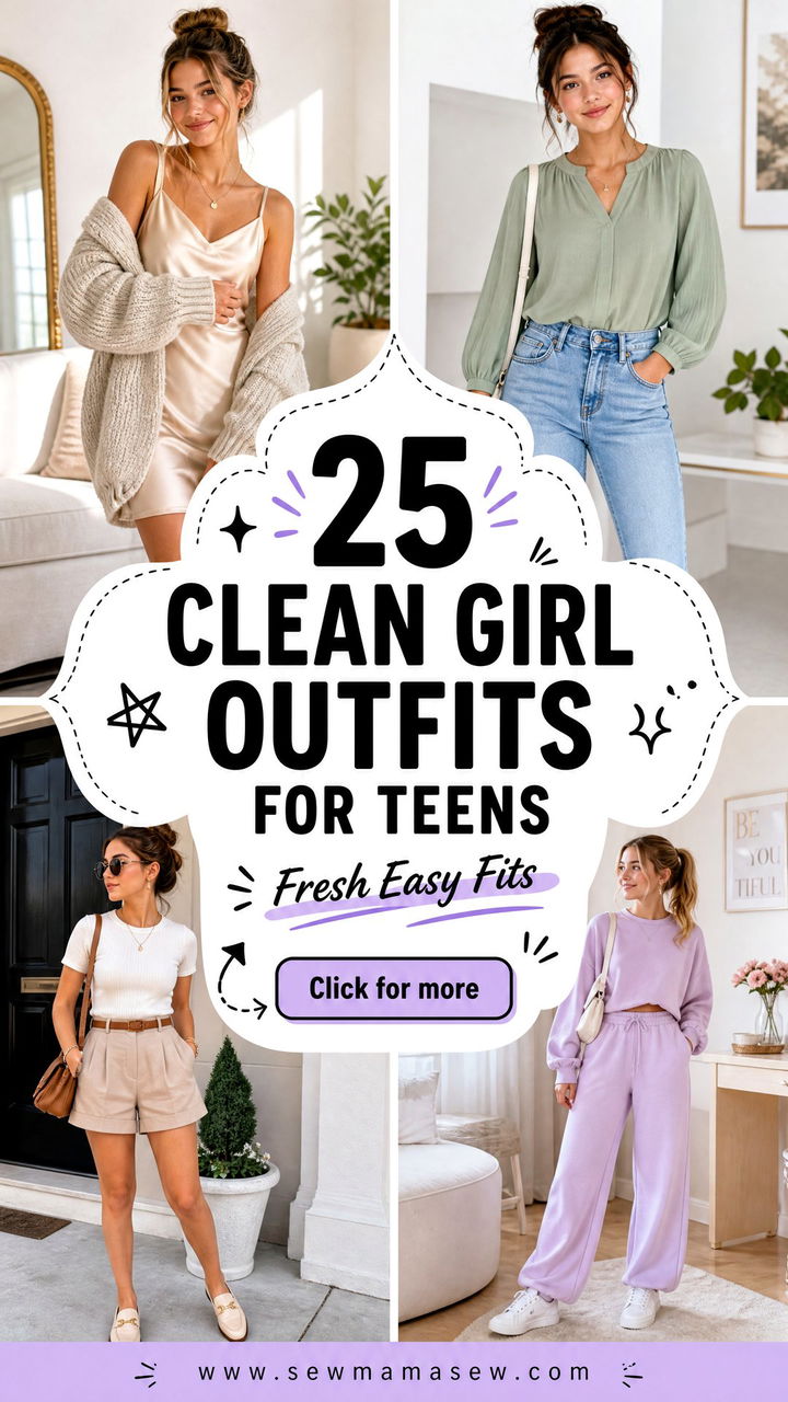 25 Clean Girl Outfits for Teens That Feel Fresh and Easy - 25 Clean Girl Outfits for Teens That Feel Fresh and Easy