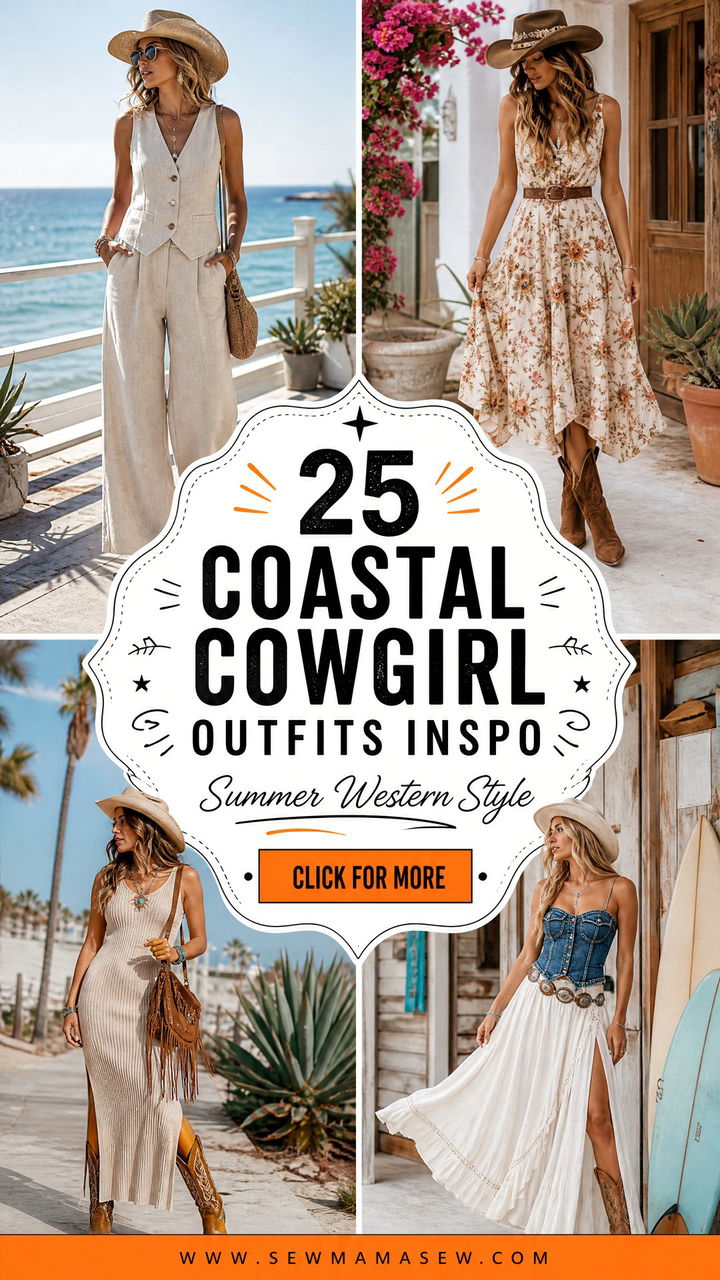 25 Coastal Cowgirl Outfits Inspo for Summer Western Style - 25 Coastal Cowgirl Outfits Inspo for Summer Western Style