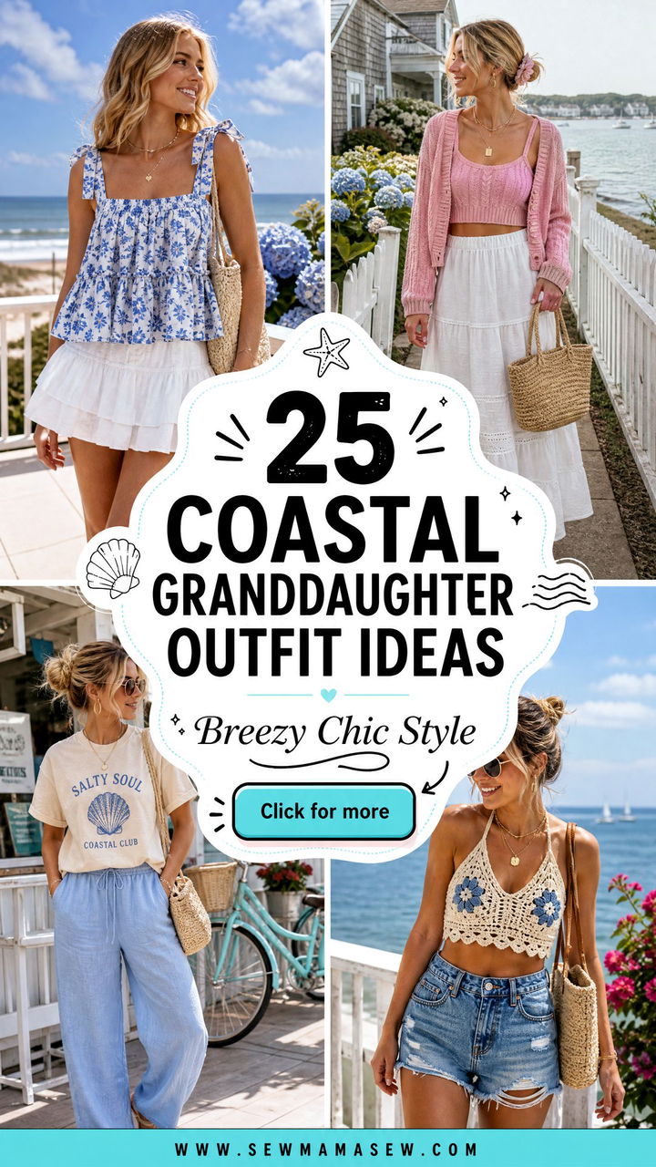 25 Coastal Granddaughter Outfit Ideas for Breezy Style - 25 Coastal Granddaughter Outfit Ideas for Breezy Style