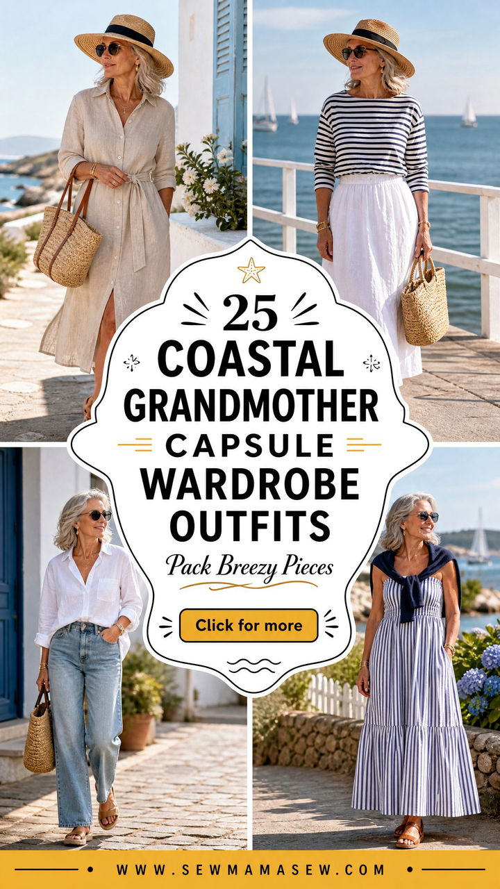 25 Coastal Grandmother Capsule Wardrobe Outfits to Pack - 25 Coastal Grandmother Capsule Wardrobe Outfits to Pack