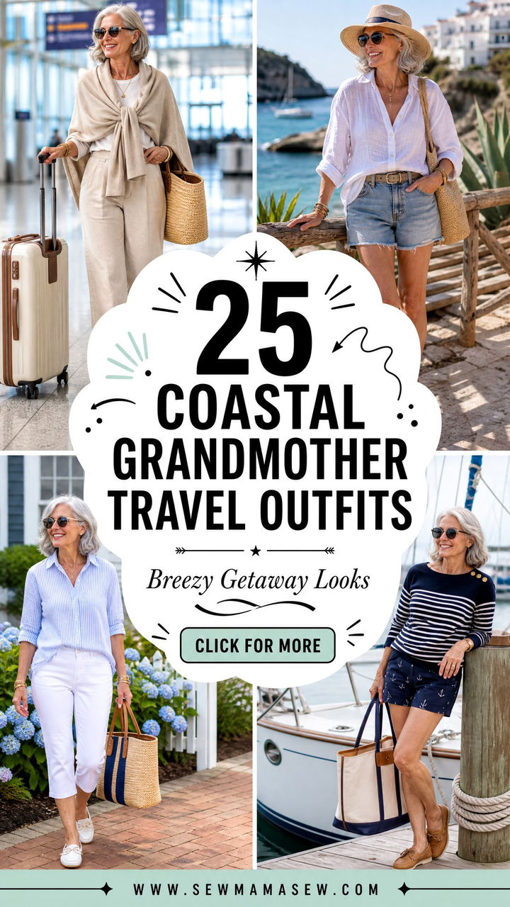 25 Coastal Grandmother Travel Outfits for Breezy Getaways - 25 Coastal Grandmother Travel Outfits for Breezy Getaways