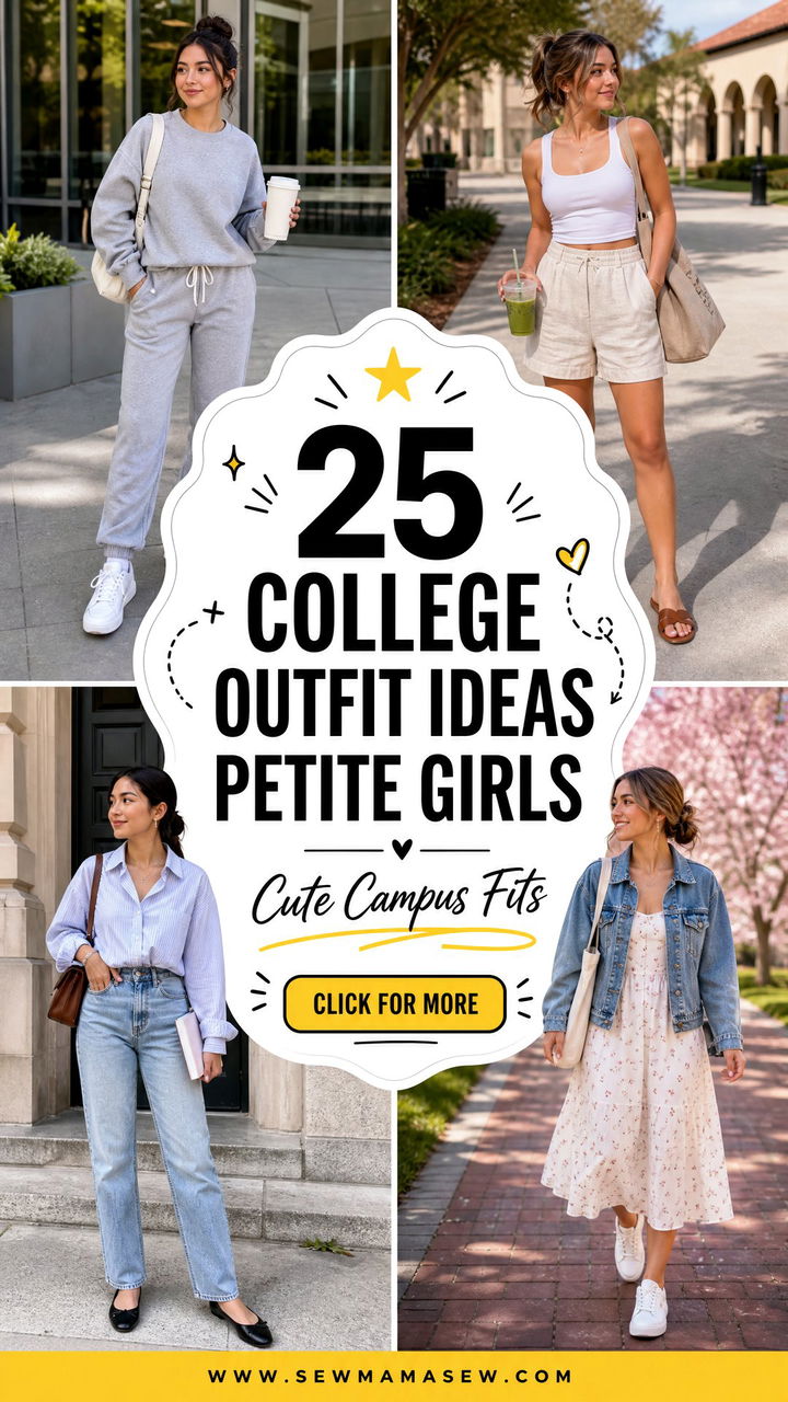 25 College Outfit Ideas Petite Girls Will Love This Year - 25 College Outfit Ideas Petite Girls Will Love This Year