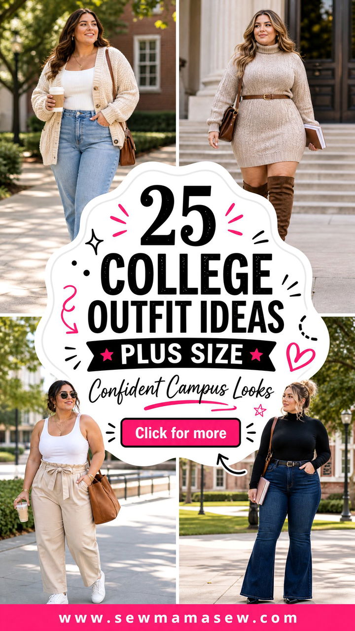 25 College Outfit Ideas Plus Size for Confident Looks - 25 College Outfit Ideas Plus Size for Confident Looks
