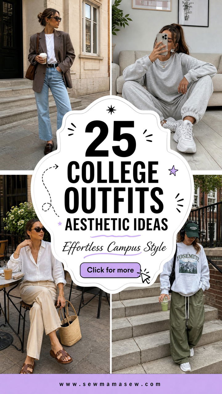25 College Outfits Aesthetic Ideas for Effortless Style - 25 College Outfits Aesthetic Ideas for Effortless Style