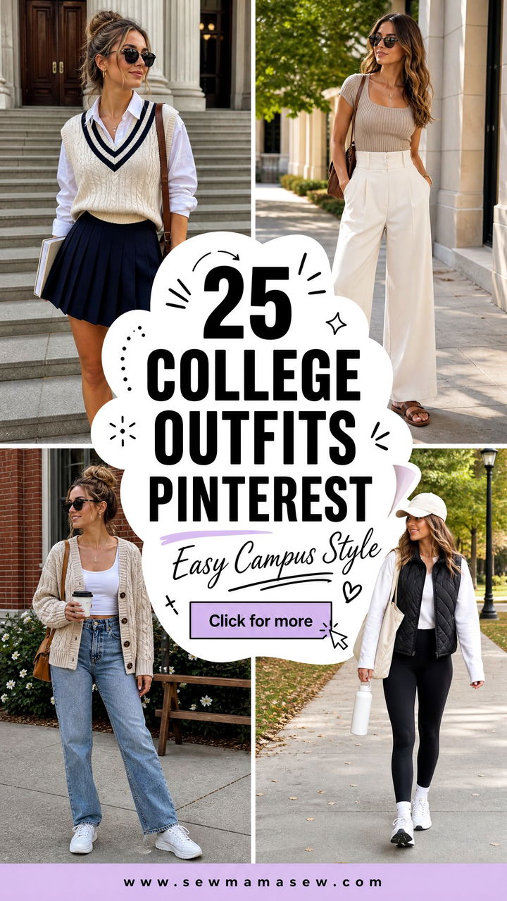 25 College Outfits Pinterest Loves for Easy Campus Style - 25 College Outfits Pinterest Loves for Easy Campus Style